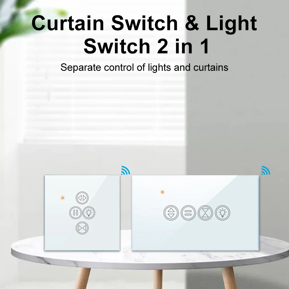 LoraTap Tuya Smart Life WLAN-Rollo-Lichtschalter für Elektrische Motorisierte Jalousien Kompatibel mit Alexa Google Home Sprachsteuerung – Detail 2