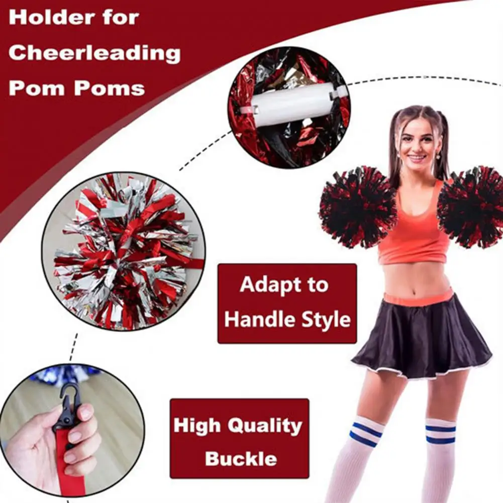 1/2Pack 50Cm Cheer Bow Houder Pom Houder Draagbare Cheerleading Accessoires Voor Tienermeisjes High School College sport Competitie