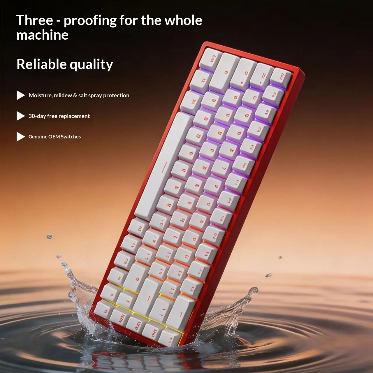 “Metal Armored Bug” 68-key 8K Polling Magnetic Gaming Keyboard CNC Aluminum RT0.005MM Trigger RGB Hall Effect Win/Mac