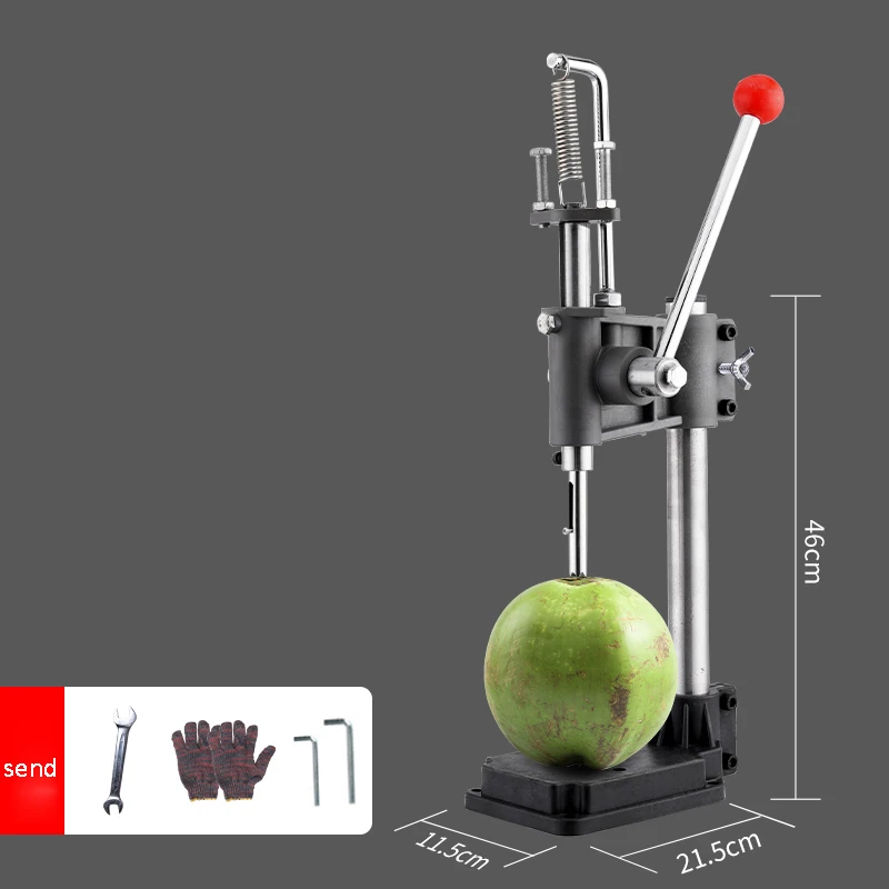 Coconut Opener Coconut Punching Machine Manual Coconut Opening Machine Green Coconut Knife Drill Machine