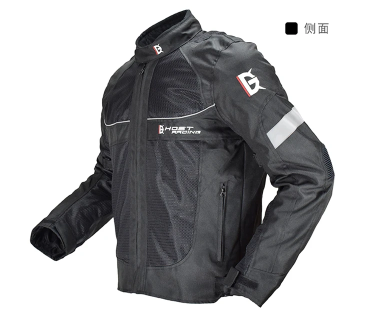 Spring and Summer Motorcycle Cycling Jacket Mesh Breathable with Detachable Protective Gear