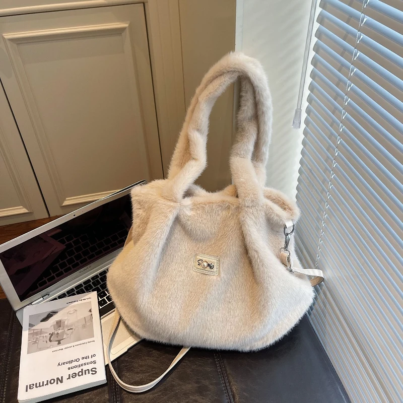 

Текстурированная ниша, дизайнерская большая сумка для путешествий, новая легкая универсальная простая сумка на плечо, большая вместительная шерстяная сумка для хранения