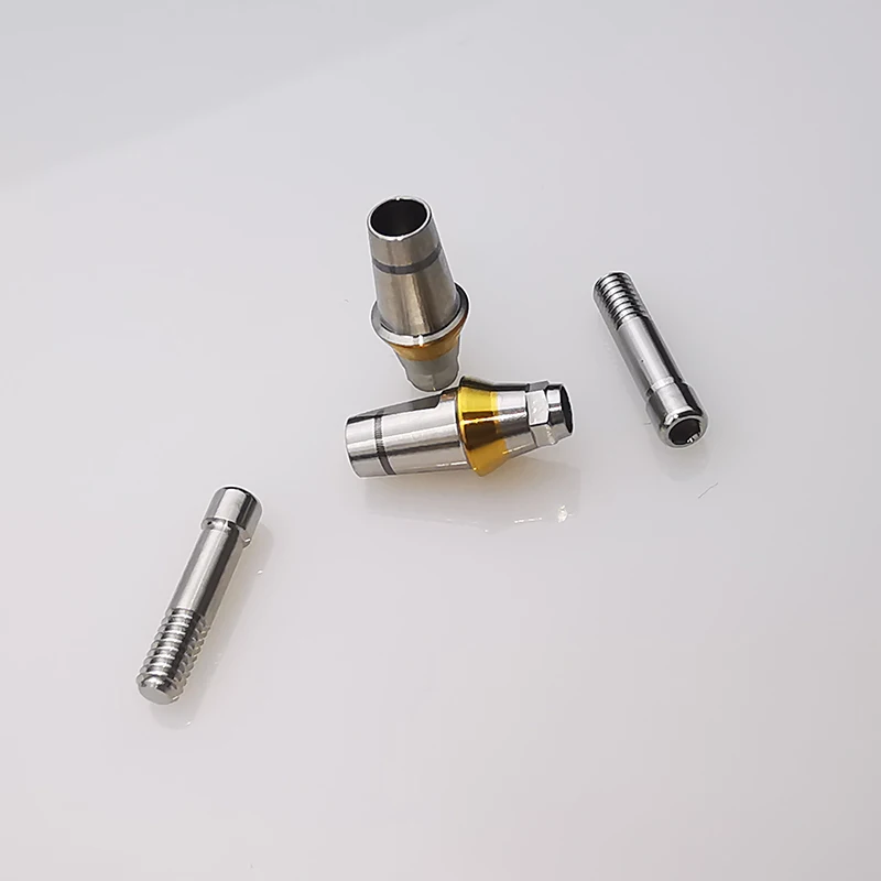 10pcs Dental Straight Abutment Transfer Abutment Hex Abutment  5 Titanium Regula