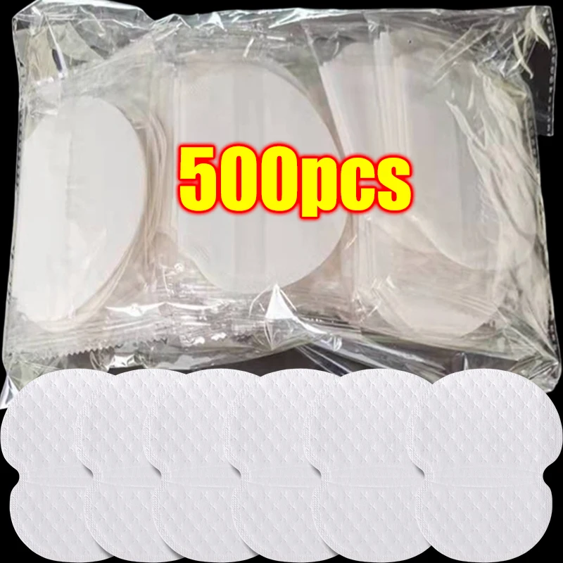 100-500pcs Disposable Underarm Armpit Sweat Pads Sweat-absorbing Patch Summer Deodorants Non-woven Pads Breathable Ultra-thin