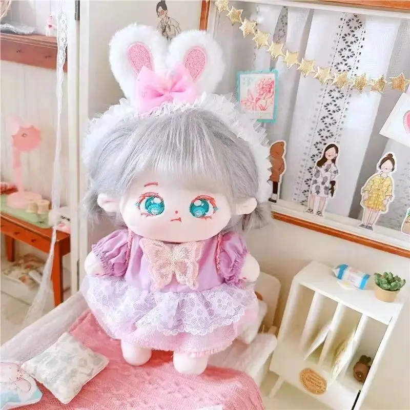 20cm Idol Puppe Plüsch Baumwolle Stern Puppen Kawaii ausgestopfte Baby Plüschtiere keine Attribute Puppen Spielzeug Fans Sammlung Kinder Geschenke