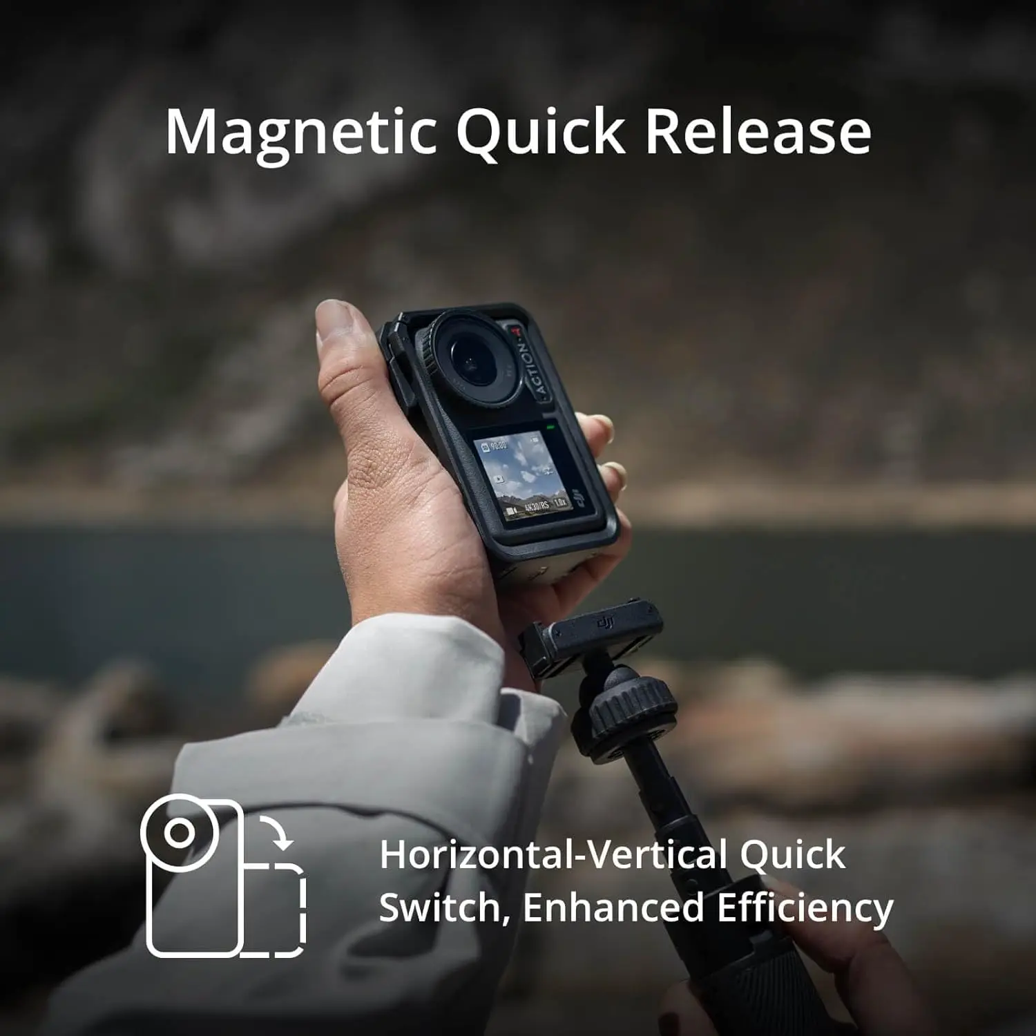 DJI Osmo Action 4 Used Waterproof Action Camera 1/1.3