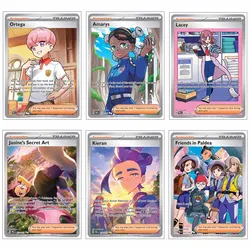 Acrylic Card Anime Pokemon Kieran Raifort Mela Eri Brassius Attius Janine Drayton Diy Acrylic Game Cards Toys Gift