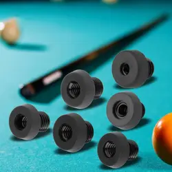 1Pcs Billiard Extension Accessory Billiard Cue Bumper Pool Cue Block Butt Back Plug Screw Rubber for MEZZ/Universal/HOW/PERI