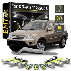 BMTxms 9Pcs Canbus For Honda CRV CR-V II MK2 2002 2003 2004 2005 2006 LED Interior Light Car Indoor Reading Dome Trunk Lamp