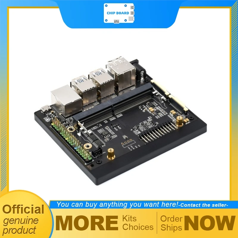 

Waveshare Jetson Xavier NX AI Board, NVIDIA Volta 384-Core GPU, 48 Tensor Cores, Carmel ARM AI Platform