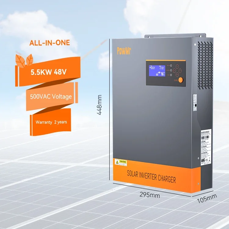 PowMr-inversor Solar híbrido trifásico, 15KW, 16,5kw, 48V, 220V/ 380V, CA 80A, MPPT, 500V, entrada PV, 11000W