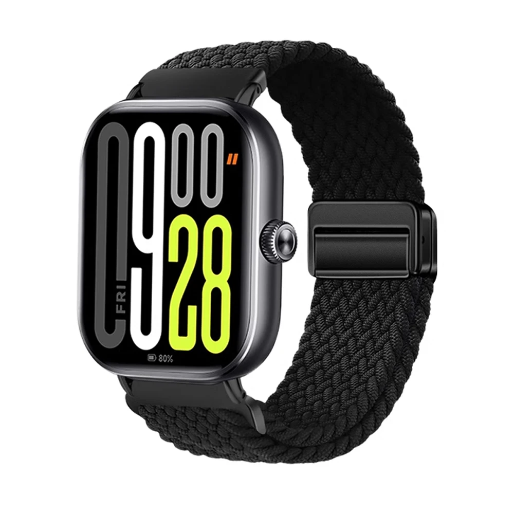 Магнитный ремешок 20/22 мм для Redmi watch 5 active/5 lite, плетеный браслет correa для Xiaomi Watch S4 3 2 1/pro/active