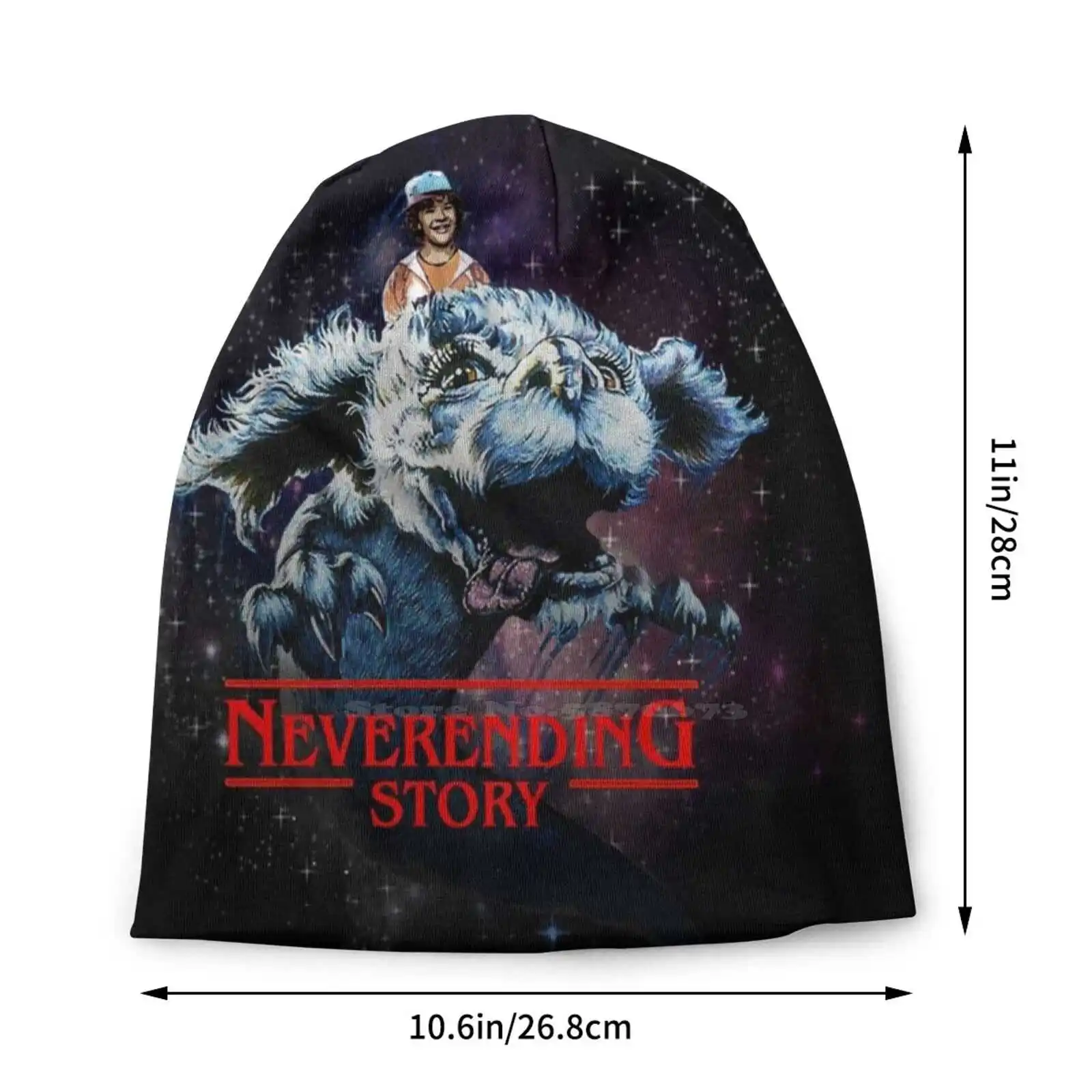 Dustin Story Knitted Hat Warm Beanie Outdoor Caps Neverending Story Never Ending Story Hawkins Eleven Womens Should I Stay Or