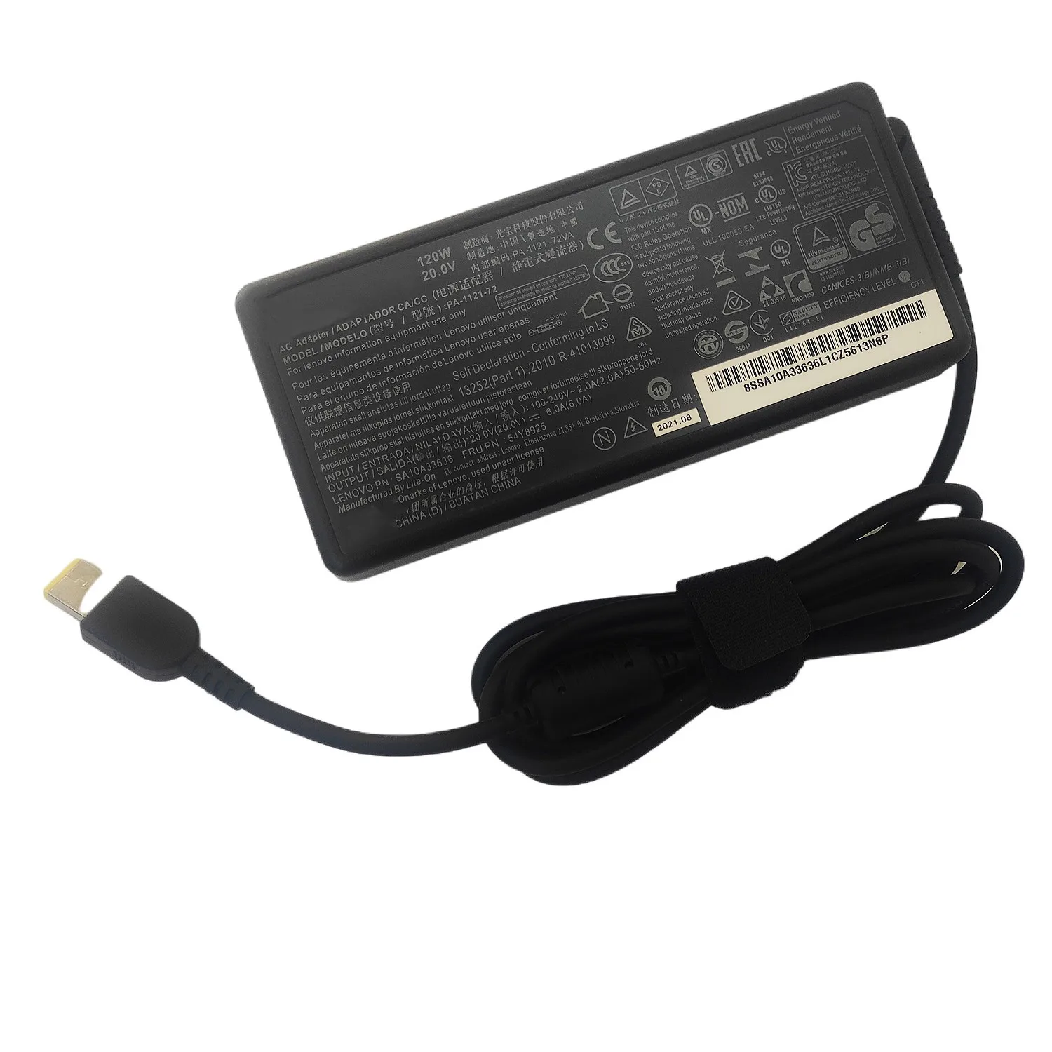 Adaptador Original de 20V 6A 120W USB C AC para Lenovo S4040 S4150 V530 C560 C460 S515 A7300 A5000 A7400 fuente de alimentación de PC todo en uno