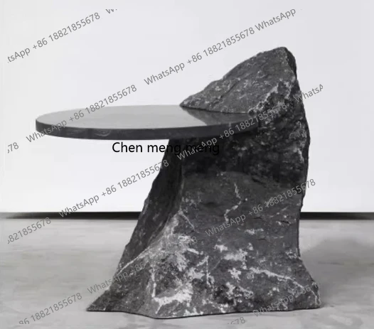 With Stainless Steel Frame Foldable Semi Sphere Base for Home Use in Living Room Furniture Modern Design Marble Coffee Tables