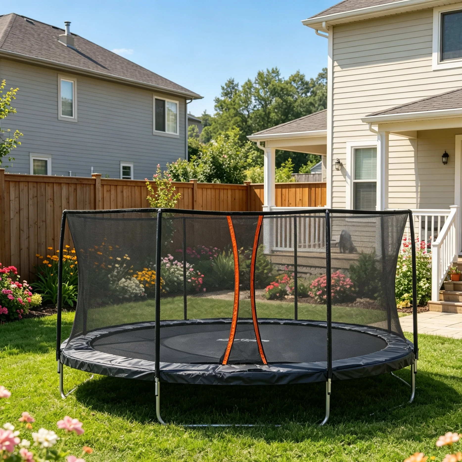 Wholesale Large Round Body Fitness Jumping Bed Outdoor Inground Trampoline With Safe Net  2026