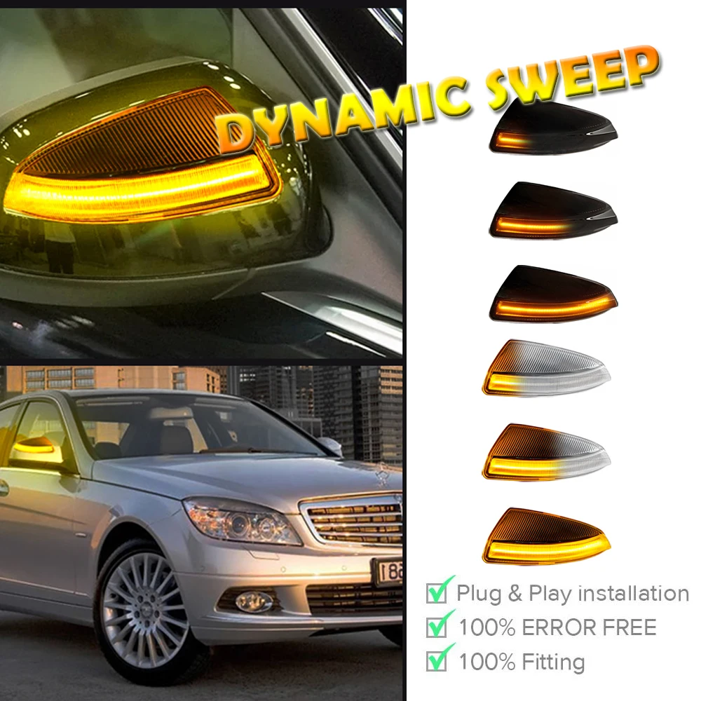 LED Sequential Blinker Side Mirror Indicator Turn Signal Marker Flashing Lights For Mercedes Benz Vito Bus Mixto Box W639 Viano