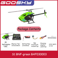 Rc Helicopter Plane Remote Control Aircraft Airplane Men's Children's Toy Radio Flying Wireless Professional Goosky S1 BNF Heli