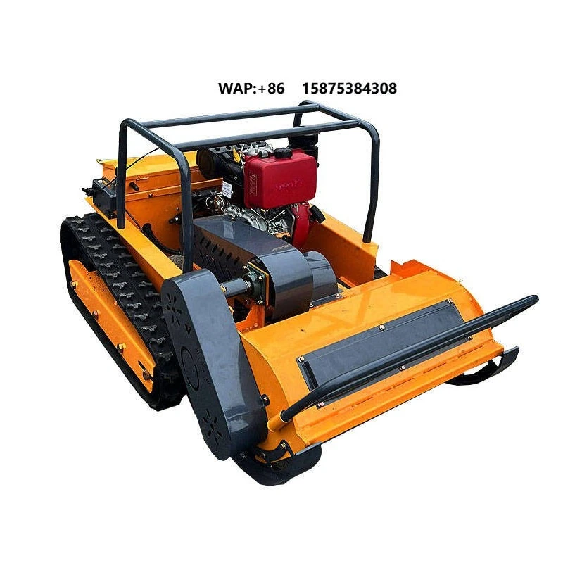 Large agricultural and industrial high-power wireless remote control lawn mower multifunctional