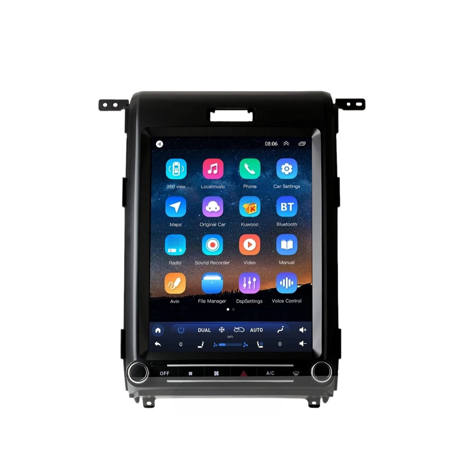 

Автомобильное стерео радио для Ford F150 2013-2014 12,1 "2 + 32G Carplay FM1/FM2/FM3 87,5-108 МГц AVI 3GP/MP4 MOV MPG MKV WMV RMVB