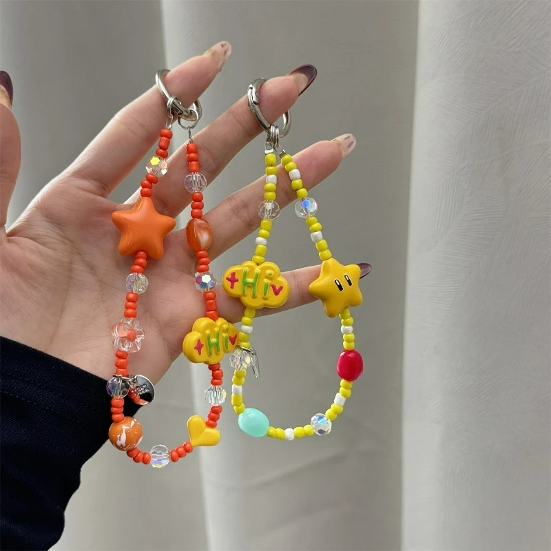

Original High-end Love Beaded Mobile Phone Lanyard, Handbag Bag Key Pendant