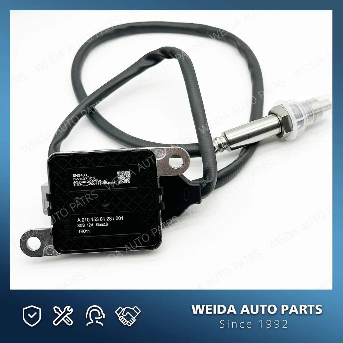 

A0101538128 5WK97403 0101538128 Новый датчик оксида азота Nox 12 В для Mercedes-Benz DDE Detroit Diesel A2C98009700