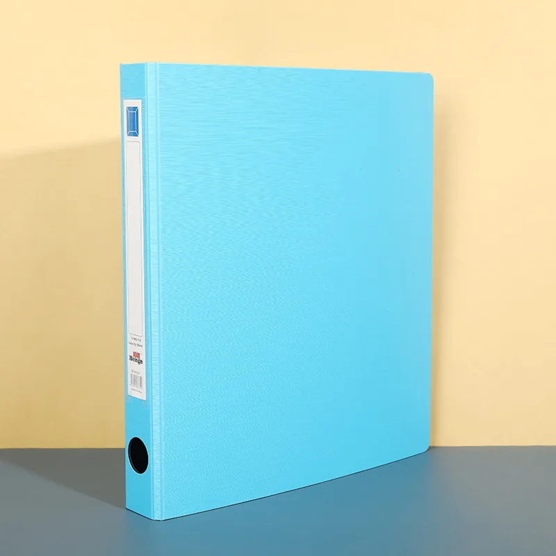 A4 punched loose leaf folder foam PP folder shell archive data book with two holes, two holes, three or four holes folders