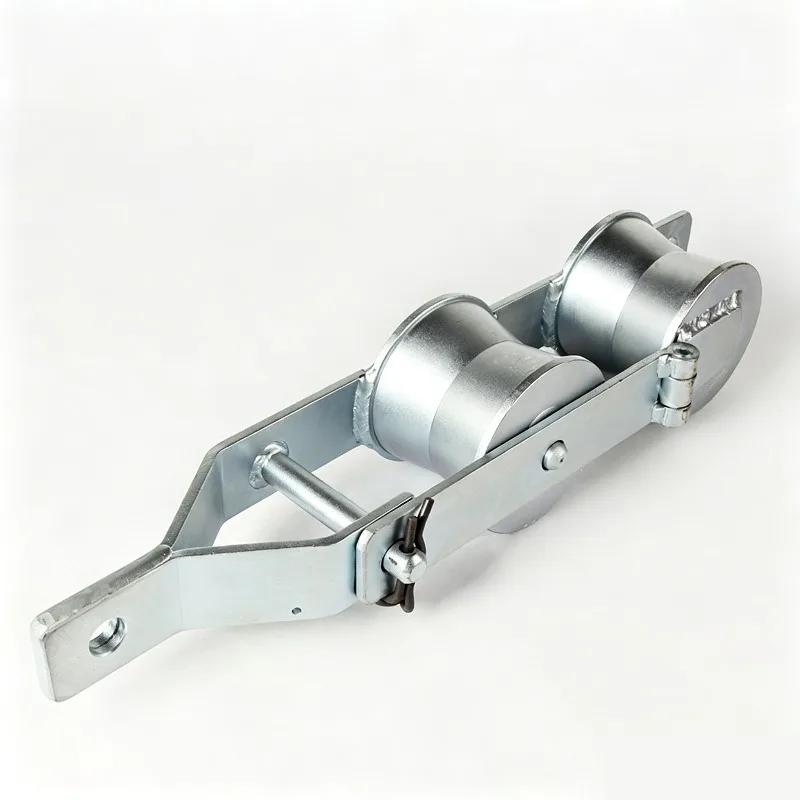 LK1 Wire Rope Slow Release Pulley Single 3T 6T Double 6Ton Slack Tool For Power Pole Hoisting Construction Lifting Work