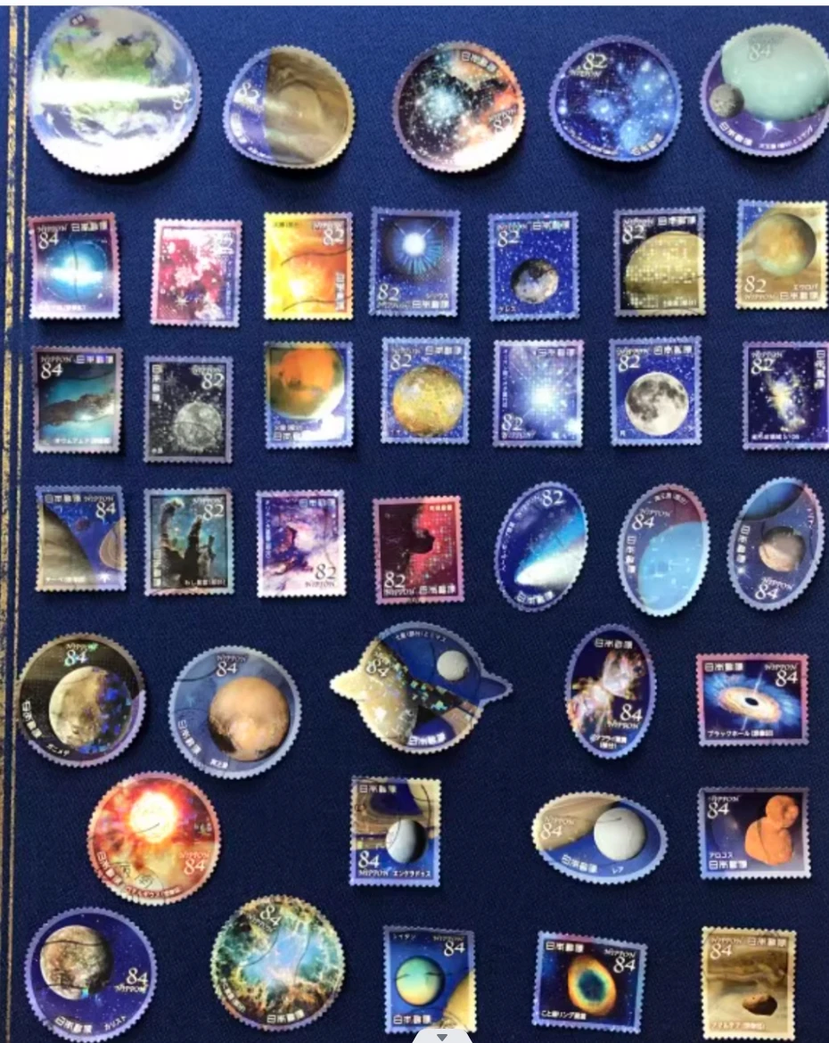 Japan Stamps Celestial Series 1-4 Episodes Large Full Set Of Post Stamps 40 Different Beautiful Starry Sky Universe Astronomy