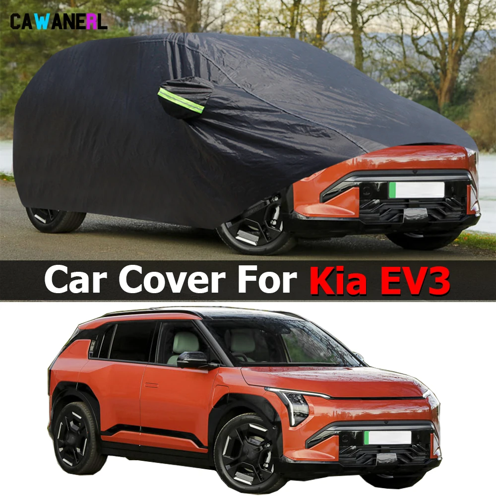 

Car Cover SUV Outdoor Rain Sun Snow Resistant Cover Waterproof For Kia EV3 2023-2026