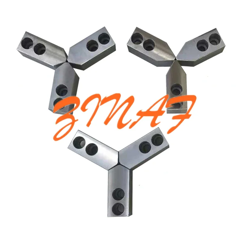 

Давление масла с мягким когтем для токарного станка, 5 дюймов, 6 дюймов, 60/90/120 градусов, гидравлический патрон давления масла, механические станки с ЧПУ с мягким когтем