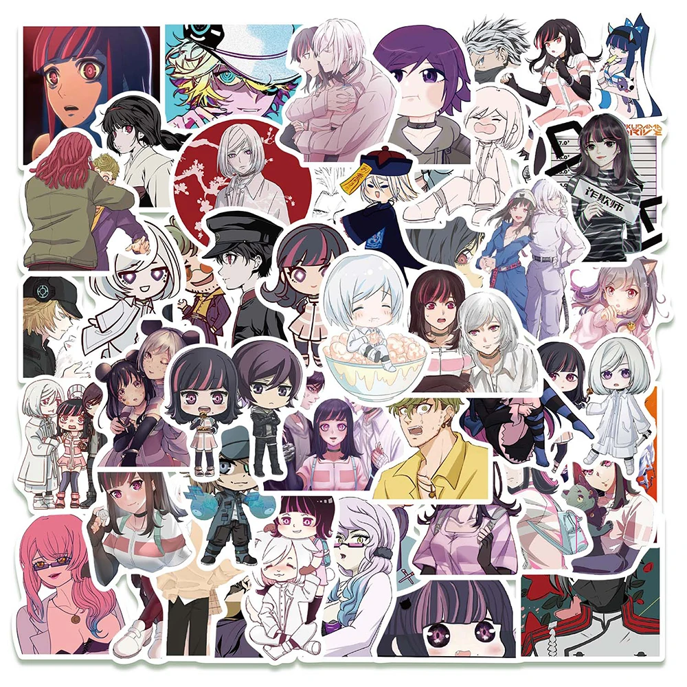 10/30/50pcs Akudama Drive Anime Adesivi Cool Cartoon Decalcomanie Decorazione Laptop Skateboard Telefono Impermeabile Graffiti Sticker Pack