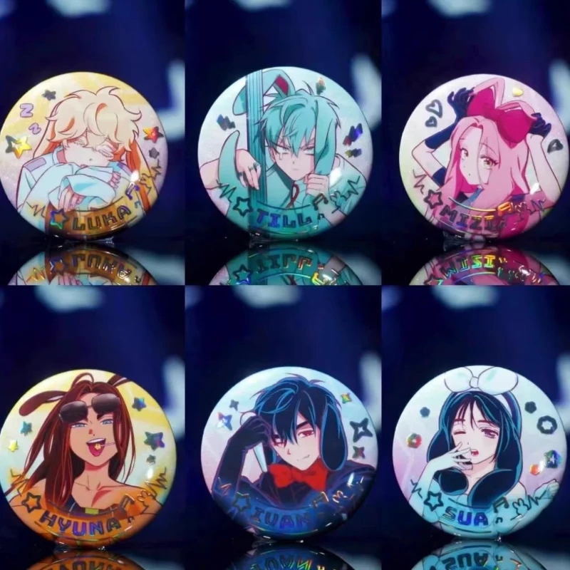 

Genuine Alien Stage Rabbit Series At The Shanghai Pop-Up Event Featuring Glitter Badge Birthday Gift Commemorative Collectible