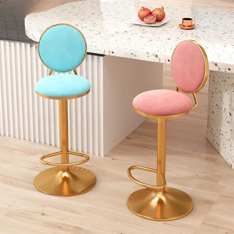 

Modern Bar Stools Height Chair Kitchen Stool Tabouret Design High Barber Shop Chaise Cafe Chairs Taburetes De Bar Cheap Counter