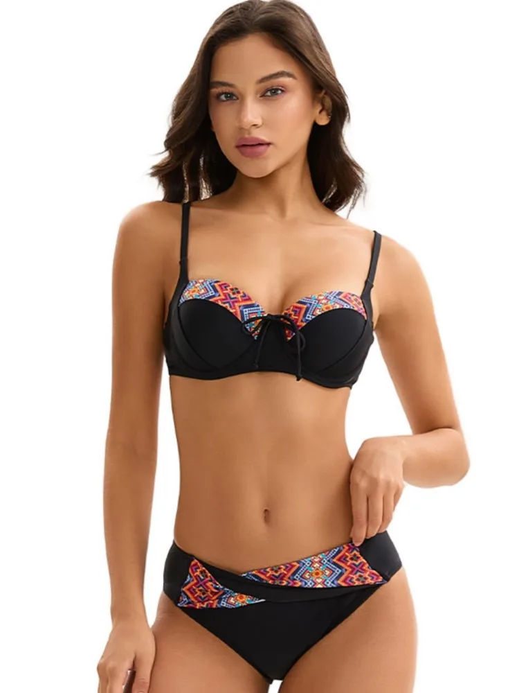 

Swimwear Woman Swimsuit Sexy Bikini New Push Up Bikinis Set Brazilian Bathing Suit Women Beachwear Biquini Two Piece Suits 2025