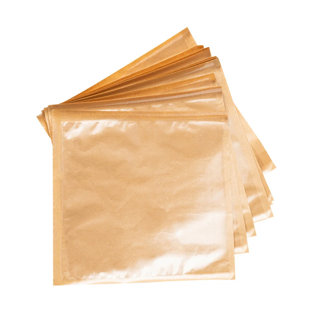 

Greaseproof Paper Bag Bakery Bags Oil Proof Bread Pouches Donuts Storage Packaging S wich Treats Durable Transparent