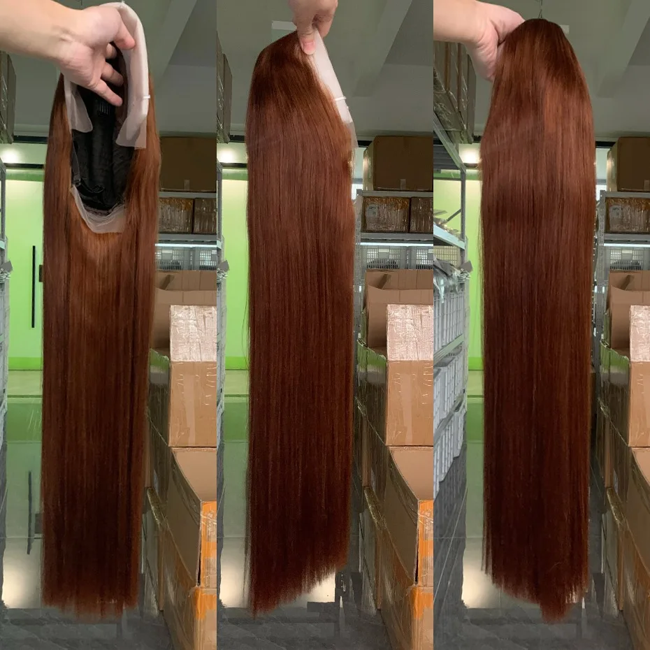 # 2 الملونة الشوكولاته براون شعر مستعار الشعر البشري 13x4 بوب شفاف بني داكن الدانتيل الجبهات الباروكات نسيج الشعر البشري جودة عالية 2025 #3