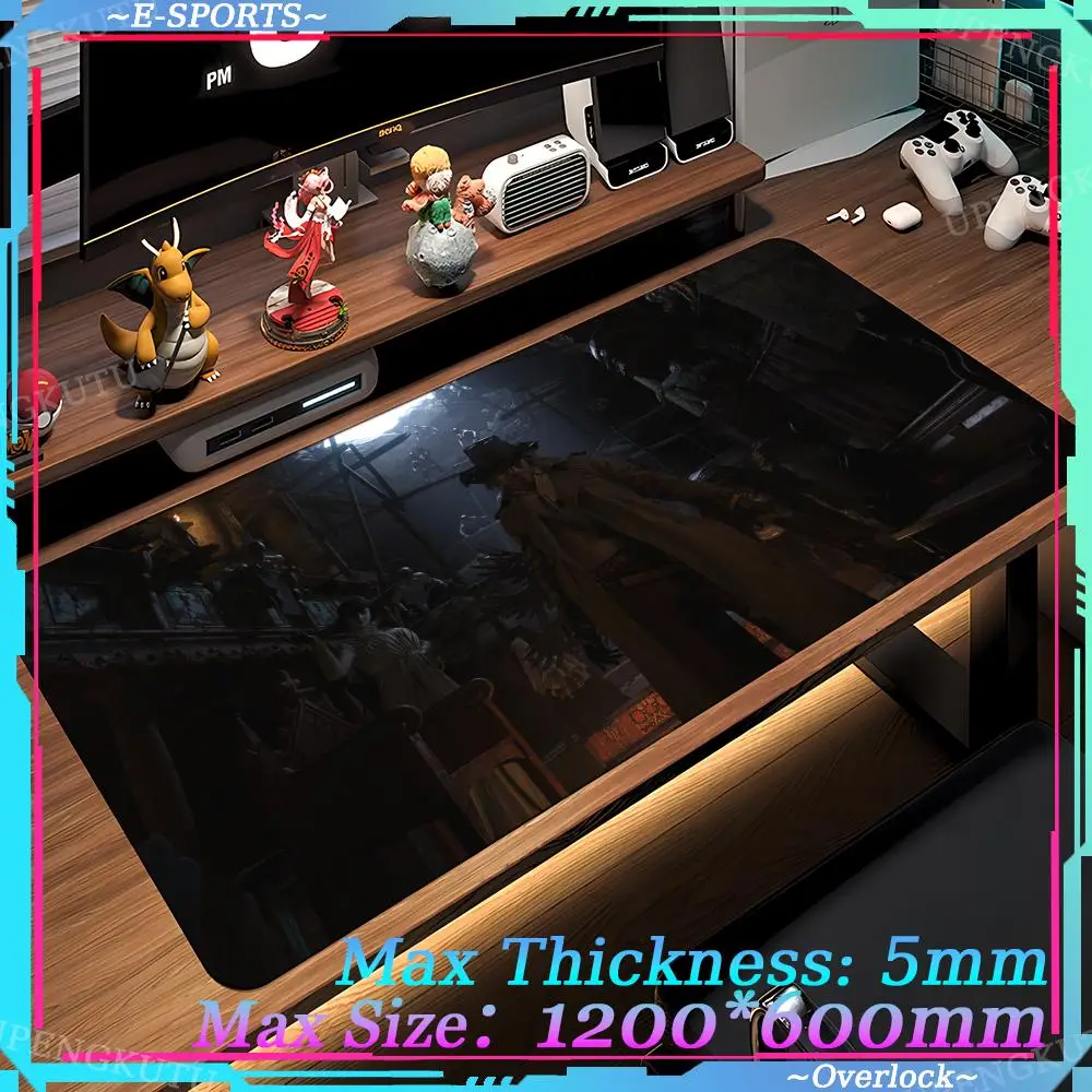 Desk mats Mouse Game 1200X600X5MM Pad Oversized Locked edge pads Gaming Mouse Locked edge R_resident_Evil8