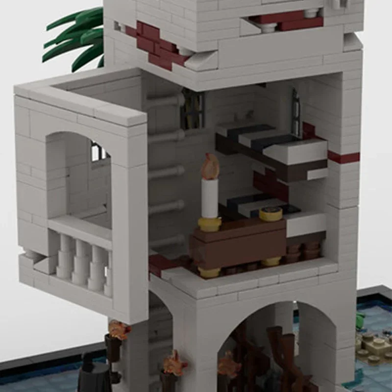 Technische Moc Bricks Pirate Island Model Sabre Island Remastered Modulaire bouwstenen Geschenken Speelgoed voor kinderen DIY-montage