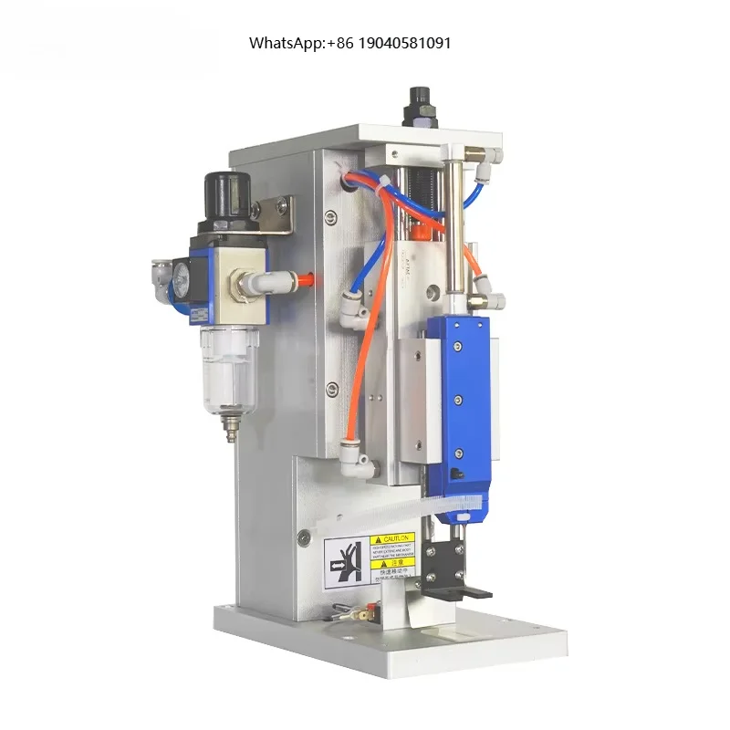 Automatic Pneumatic Labeling Tagging Machine for Socks Towels Apparel Textiles Core Components Engine PLC Energy Saving Paper