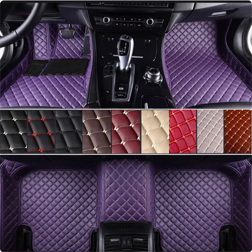 3D leather Waterproof Custom Car Floor Mats For Mercedes Benz B-CLASS W245 W246 W247 B160 Auto Carpets Accessorie Floor Liners view 4
