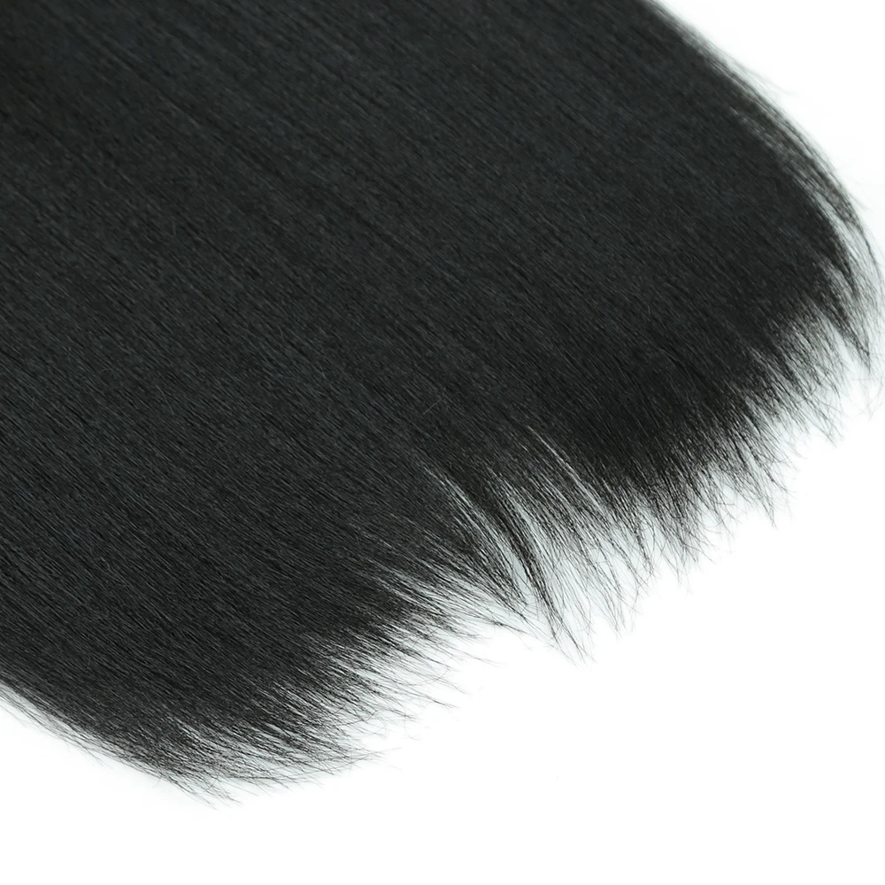 Alibaby 18 العظام الاصطناعية وصلات شعر مستقيمة أومبير حزم شعر أشقر الشعر الطويل 24 بوصة مستقيم الشعر كامل حتى النهاية #4