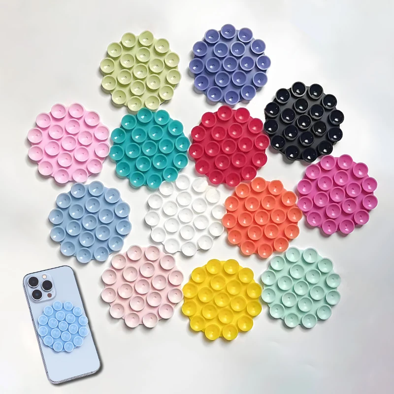 

1PC Portable Silicone Suction Cup Phone Mount Mini Suction Sticker Mount Car Navigation Bracket Universal Mobile Phones Stand