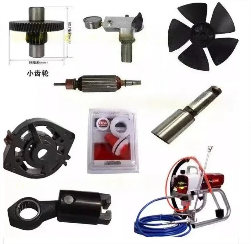 Spray for T1tan Sprayer 440 450 Parts Nozzl Plunger Rod Sealing Ring Lower Pump Body Aluminum Block Assembly Piston Accessories