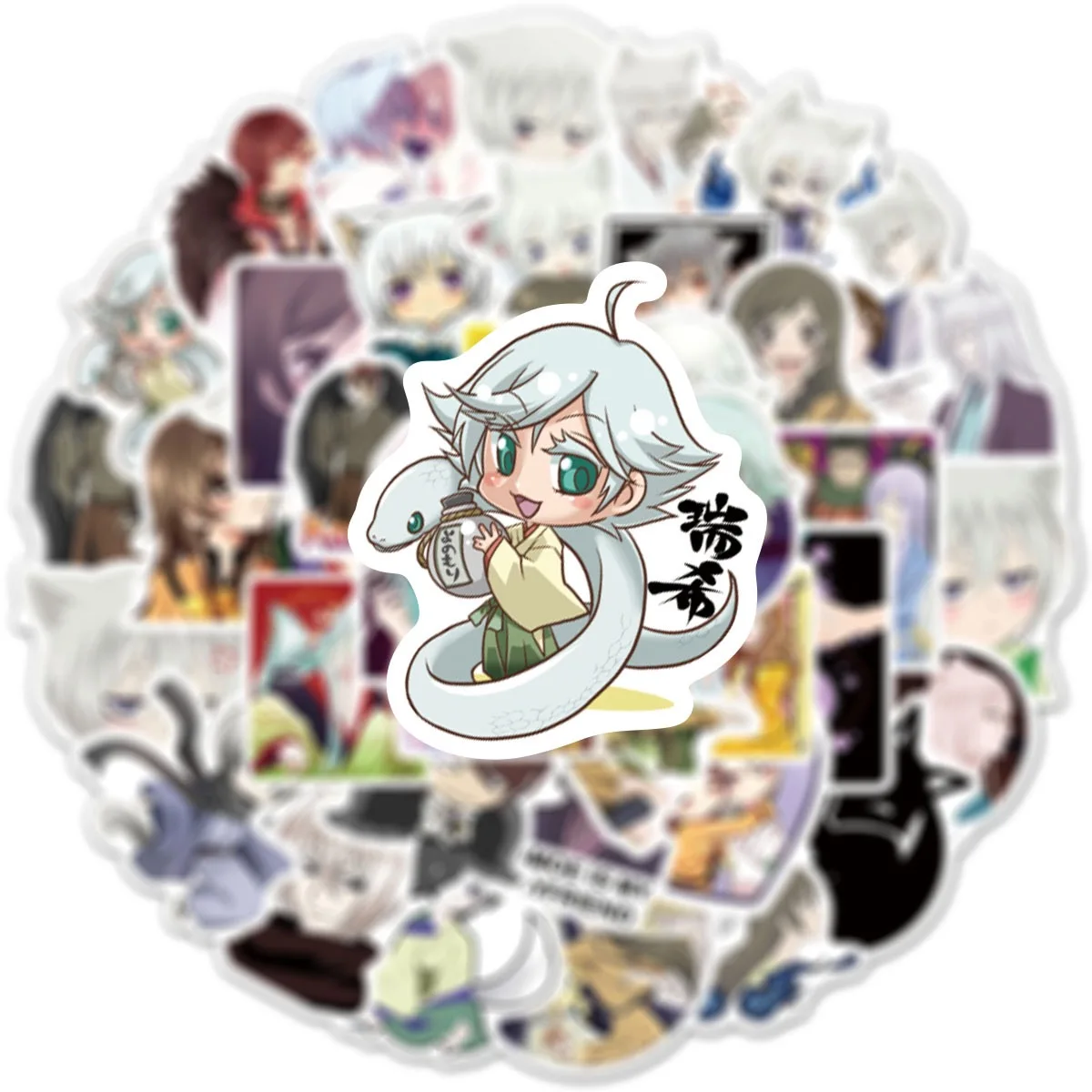 50Pcs Japanischen Anime Kamisama Kuss Liebe Graffiti Aufkleber DIY Gepäck Auto Computer Telefon Wasserdichte Aufkleber Decals Geschenke Spielzeug