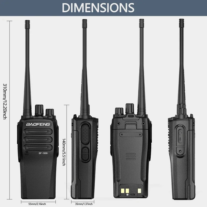 Baofeng UHF 10 Watt BF-1909 Two Way Radio