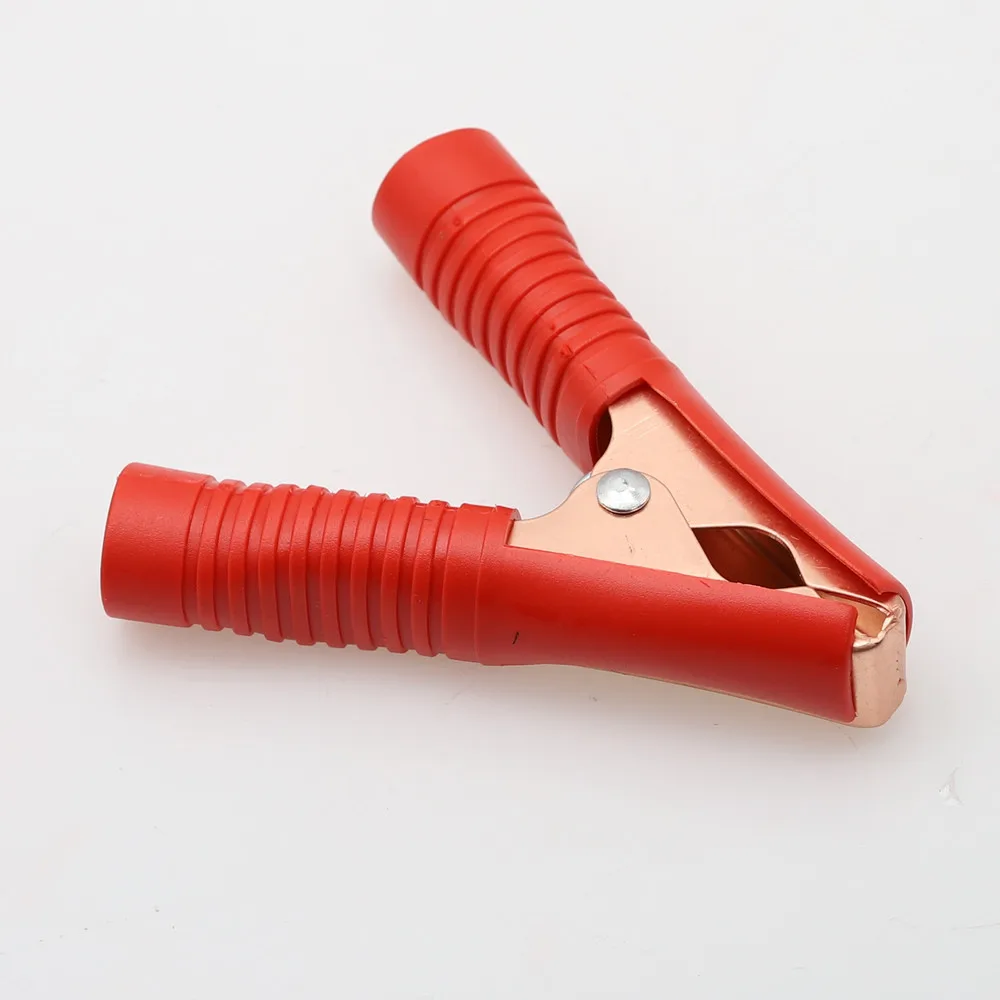 Hot 100A Car Alligator Clips Battery Clamps Crocodile Clip Red Black Positive Negative 90mm length Red Black