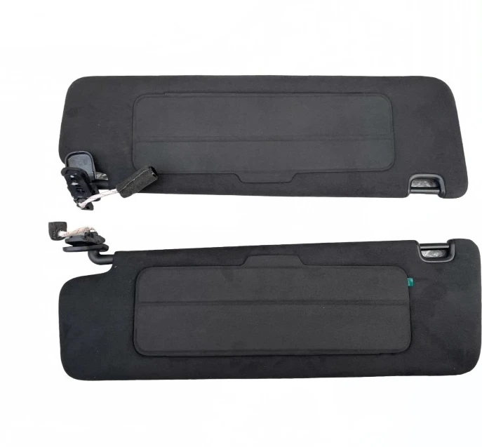 For Xiaomi SU7 Ultra YU7 Driver and Front Passenger Sun Visor Makeup Mirror with Fabric Suede Mirror Cover Snap-on Mount