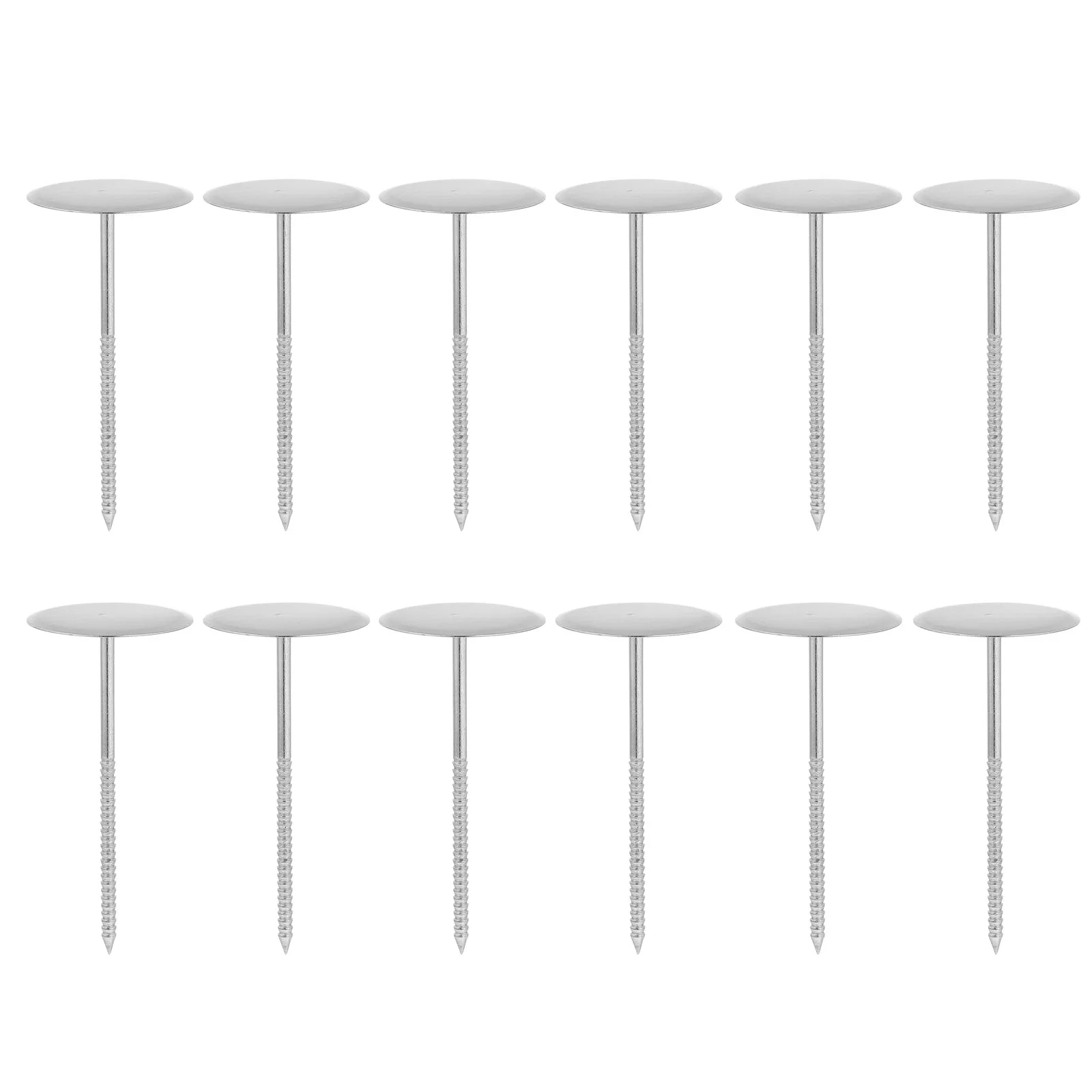 

12pcs Cake Flower Nail Mold Stainless Steel Baking Tools Dessert Decorative Mold Pastry Silicone Removable Reusable Washable