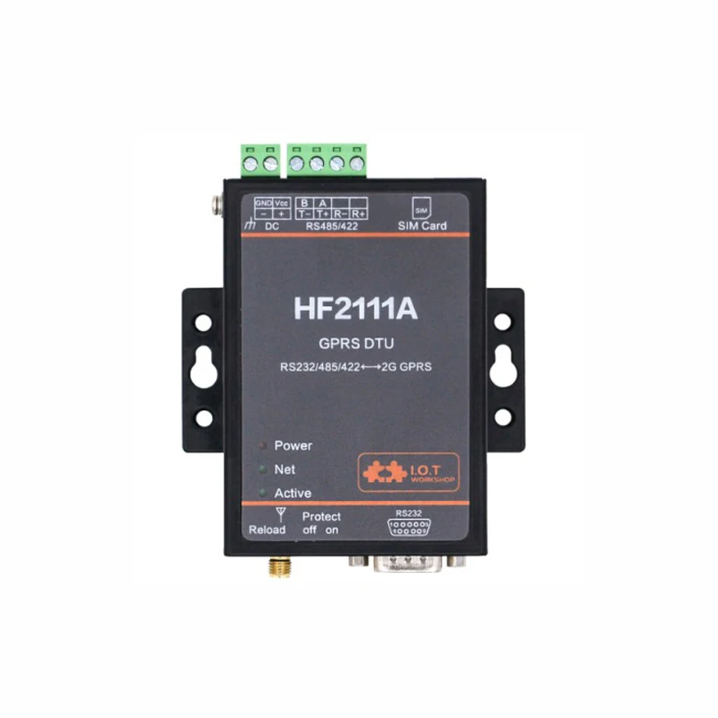 HF2111 Industrial Modbus GPRS Serial Server RS232 RS485 RS422 To  GPRS Serial Server